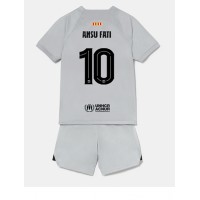 Barcelona Ansu Fati #10 Fußballbekleidung 3rd trikot Kinder 2022-23 Kurzarm (+ kurze hosen)